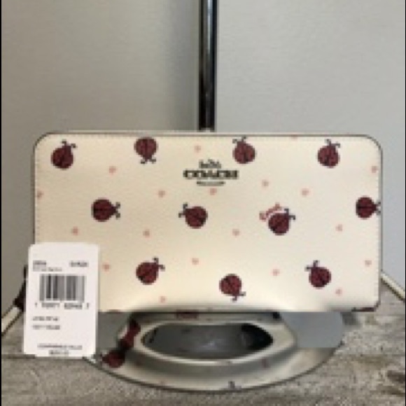 Coach Ladybug Print Tote, Full Size Wallet n Pouch - Picture 6 of 6